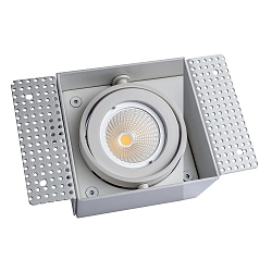 Einbaustrahler VANYA f�r � 5cm Leuchtmittel (exkl.), IP20, quadrisch, randlos, 1-flammig, schwenkbar, drehbar, wei�