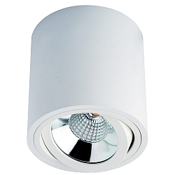 LED Aufbaustrahler MELIMAR COB 36�, 6W, 3000K, IP20, 230V, CRI80, schwenkbar, rund, wei�