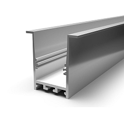 Kragenprofil TKP35/51, tief, r�ckversetzt, f�r LED Strips bis 3.15cm Breite, Aluminium eloxiert, 200cm