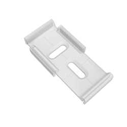 Befestigungsclips f�r Aluminium-Sockelleisten PFG400 / PFG401 / PFG403 / PFG404 / PFG405 / PFG406, 6.4x3.2cm, Kunststoff