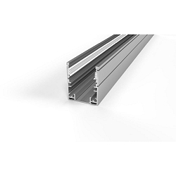 Zubeh�r f�r LED Strips VARDAflex Platin Wallwasher Q 3D BENDABLE - Aluprofil, starr 200cm