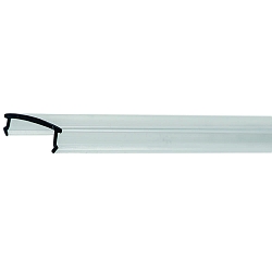 Profil-Abdeckung f�r PFH405/8 / PFH415/8 / PFH425 / PFH435 / PFH455, Polycarbonat (PC), 200cm, leicht gew�lbt, klar