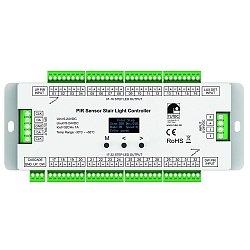 LED PIR Sensor Stair Light Controller ES32, f�r VARDAflex, IP20, 5-24V DC, 3 Sensoren, max. 32 Stufen einzeln steuerbar