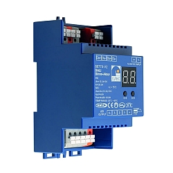 DALI-2 Push Dimm-Aktor DC REG DT6, f�r 12/24V, einfarbig, Digital-Anzeige, 1 Adresse, 4 Kan�le, synchron