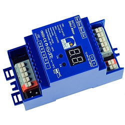 DALI Dimm-Aktor DT6, IP20, 12-24V, Reiheneinbau mehrfarbig, 4 Adressen, 4x1 Kanal