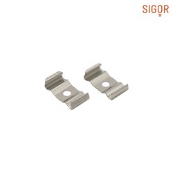 LUXI LINK Mounting clip with screws, 2 pieces, plane