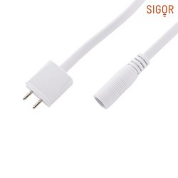 LUXI LINK Cable for direct power supply for permanent installation without switch, length 50cm, white