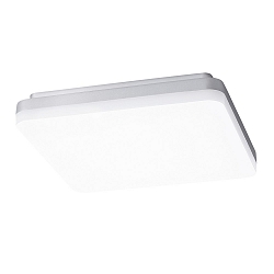 LED Deckenleuchte SQUARE, 26 x 26 x 4.3cm, IP20, dimmbare Version, 29W 3000K 3300lm 110�, Silber