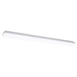 ceiling luminaire PLANK IP54, silver dimmable