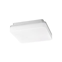 LED Aufbauleuchte SQUARE 22, 22cm, 120�, 10/15W, 3000/4000K, 1200-1700lm, IP54, silber