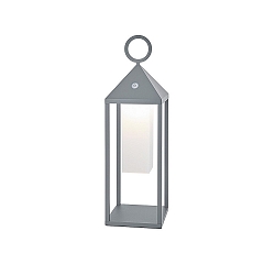 battery table lamp NUPHARE with touch dimmer IP54, anthracite dimmable