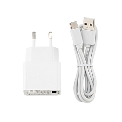 Ladekabel NUINDIE, USB-C Netzteil 5V/1A, 1,2m, IP20, wei�