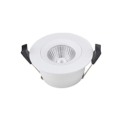 LED Einbauleuchte ARGENT, 36�, 8W, 2000-3000K, 450lm, DTW, IP54, schwenkbar, wei�