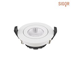 recessed luminaire DILED 68 swivelling IP20, white dimmable 6W 370lm 2700K 36 36 CRI 95