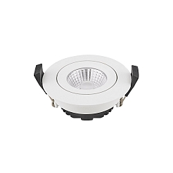 recessed luminaire DILED 68 swivelling IP20, white dimmable 6W 370lm 2700K 36� 36� CRI 95