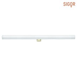 LED Linienlampe LUXAR 1-Sockel 827, 230V, Ø 3cm / L 50cm, S14d, 9W 2700K 700lm 270°, nicht dimmbar, Opal