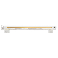 LED Linienlampe, 300mm, S14s, 4W, 2200K, 300lm, IP20, Glas klar