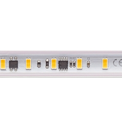 LED Streifen Hochvolt, IP65, 230V, 72 LED/m, 14W/m, 50m Rolle / B 1.5cm, 3000K 1330lm/m 120�, CRI 90, nicht dimmbar