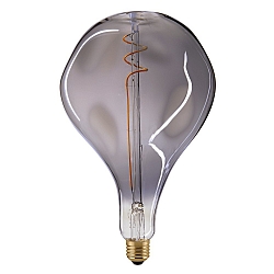 LED Deko Wendelfilament GIANTLAMPE DROP TITAN, 230V, � 16.5cm / L 28cm, E27, 5W 2200K 90lm 360�, CRI 90, dimmbar, Titan / Klar