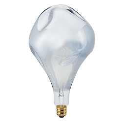 LED Leuchtmittel GIANT DROP, E27, 6W, 1800K, 160lm, IP20, dimmbar, silber metallic