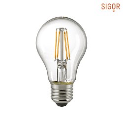 LED Filamentlampe NORMAL A60, 230V, Ø 6cm / L 10.4cm, E27, 7W 2700K 806lm 300°, nicht dimmbar, Klar