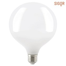 LED Globelampe G125, 230V, Ø 12.5cm / 17.8cm, E27, 8.5W 2700K 1055lm 300°, dimmbar, Opal