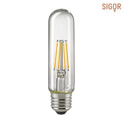 LED Filamentlampe RÖHRE T32, 230V, Ø 3.2cm / L 12.7cm, E27, 4.5W, 2700K 470lm 300°, dimmbar, Klar
