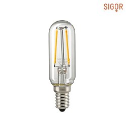 LED Filamentlampe RÖHRE T25, 230V, Ø 2.5cm / L 9.7cm, E14, 4.5W 2700K 470lm 300°, dimmbar, Klar