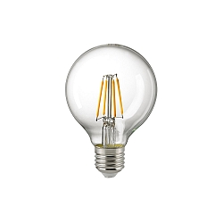 LED Filament-Globelampe G80, E27, 7W 2700K 806lm 300�, CRi> 90, dimmbar, klar