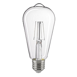 LED Filament Edisonlampe E27 7W 2700K 806lm IP20 dimmbar, klar