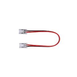 Cable connector for 10mm COB single-coloured strips