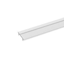 Profilabdeckung zu Aufbauprofil 15, L�nge 100cm, b�ndig, klar
