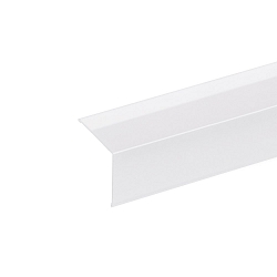 Profilabdeckung zu Eckprofil 20, L�nge 100cm, eckig, opal