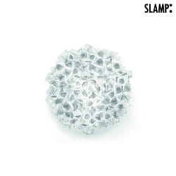 Ceiling luminaire / wall luminaire CLIZIA L, with Magnetic System®, 3x E27, MAMA NON MAMA, white with floral decor