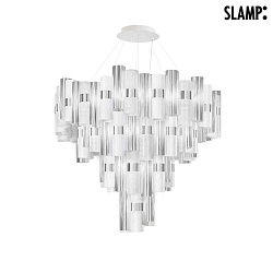 pendant luminaire LA LOLLONA 4 dimmable IP20, clear, white dimmable