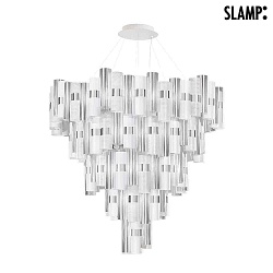 pendant luminaire LA LOLLONA 5 dimmable IP20, clear, white dimmable