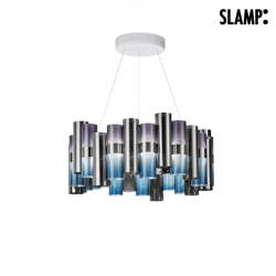 pendant luminaire LA LOLLO L dimmable IP20, blue, clear, wine red dimmable