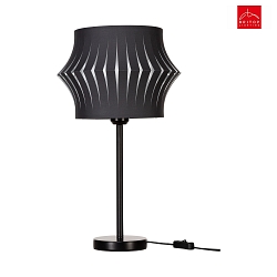 table lamp LOTUS E27 IP20, anthracite, black 