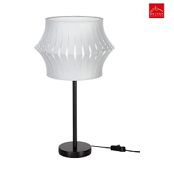 table lamp LOTUS E27 IP20, grey, black 