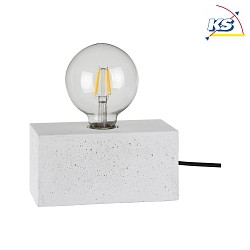 Table luminaire STRONG DOUBLE, E27, without shade, base white
