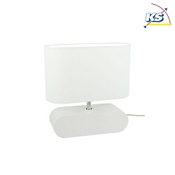 Table luminaire  MARINNA, E27, white base / white shade