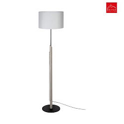 floor lamp COLETTE GRAU E27 IP20, grey, pine stained, black 