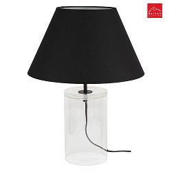 table lamp DOVE E27 IP20, grey, transparent 