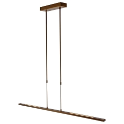 LED Pendelleuchte ZELENA, Up/Down, 122cm, 17+8W 2200-4000K (CCT) 1680+840lm, CRi >90, mit Touch-Dimmer, bronze geb�rstet