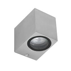 Au�enwandleuchte LOGAN, IP44, Down, Eckig, inkl. GU10 LED 4W 2700K 345lm (schaltbar)