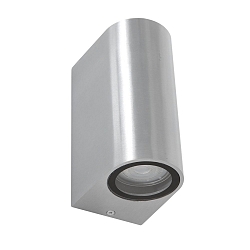 Au�enwandleuchte LOGAN, IP44, Up/Down, Rund, inkl. 2x GU10 LED 4W 2700K 345lm (schaltbar)