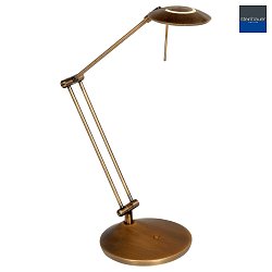 Steinhauer Table lamp ZODIAC LED, 1 flame, bronze
