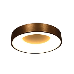 ceiling luminaire RINGLEDE LED round LED IP20, bronze, white dimmable