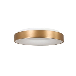 LED Deckenleuchte RINGLEDE, � 38cm, 30W 2700K 2800lm, direkt / indirekt, dimmbar, gold matt