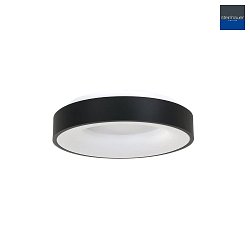 ceiling luminaire RINGLEDE -  38CM round, medium, direct / indirect IP20, black matt dimmable
